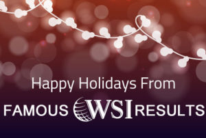 Happy Holidays from Famous WSI Results of Delaware
