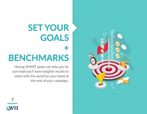 Set your Goals and Benchmarks