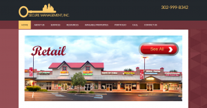 Secure Management Website Design