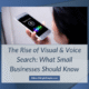 The Rise of Visual & Voice Search What Small Businesses Should Know